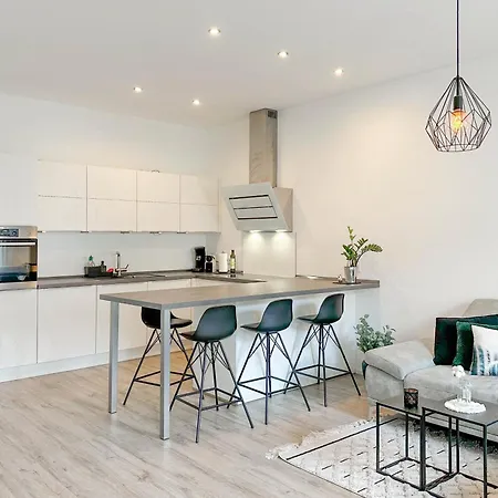 Апартаменты Modernes Trierer Cityloft Mit Grossem Balkon Трир