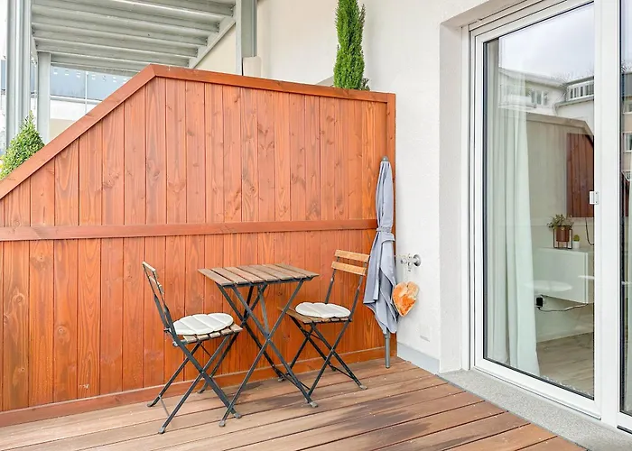 Modernes Trierer Cityloft Mit Grossem Balkon 아파트